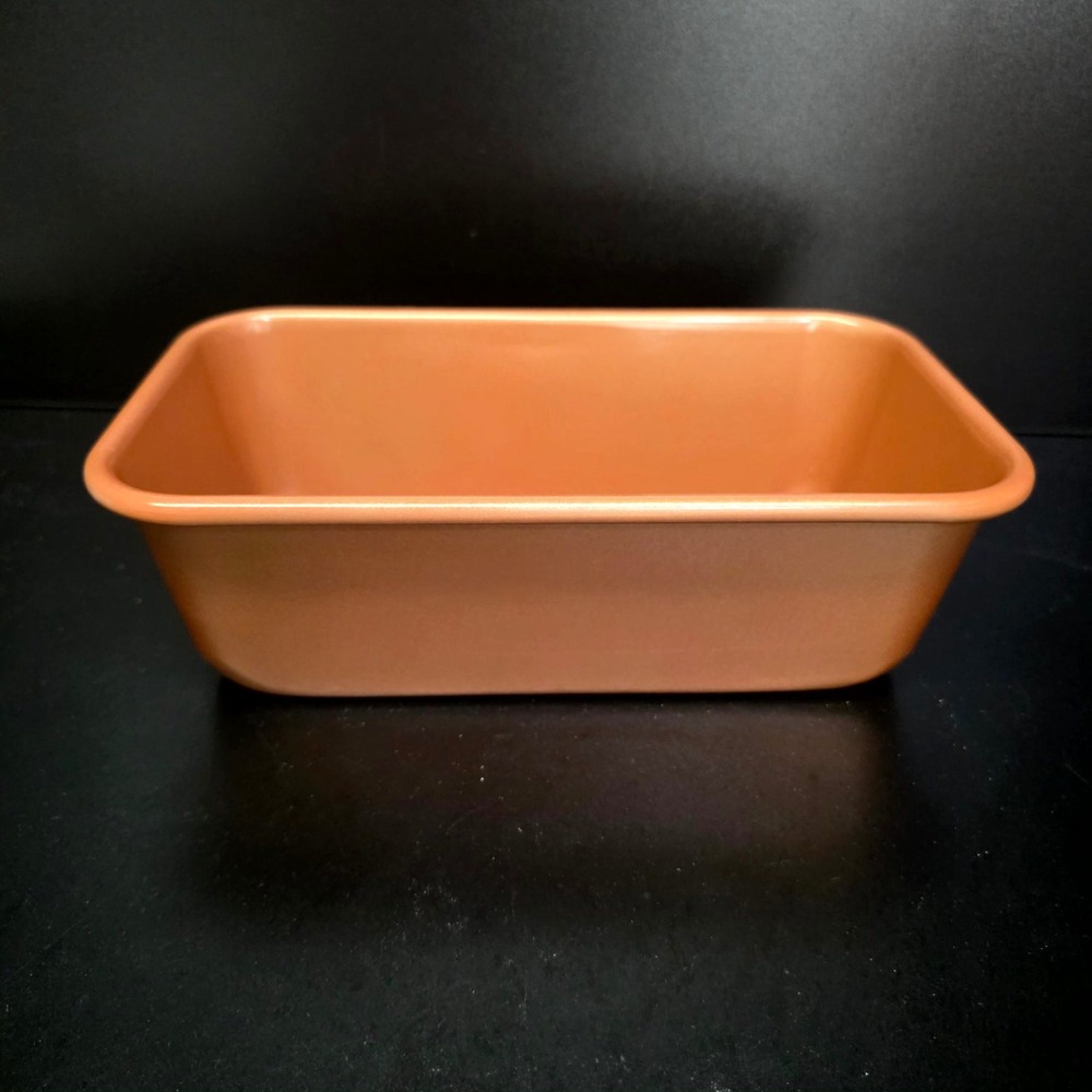 Gotham Steel Loaf Pan Copper Nonstick Ti-Cerama 9.5x5.5 Bread Meatloaf Pan
